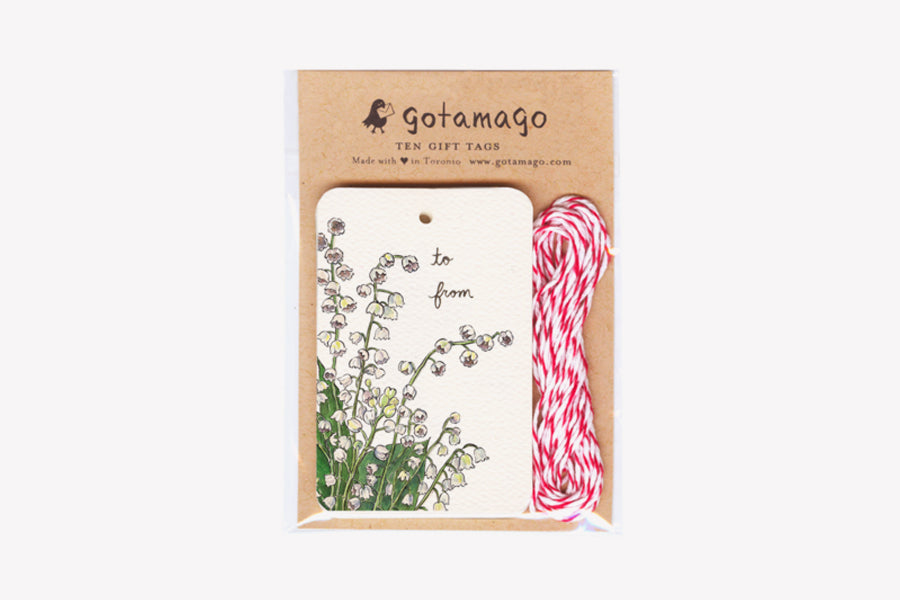 GOTAMAGO Gift Tag Set (10-pc) - Lily