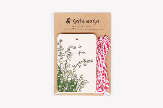 GOTAMAGO Gift Tag Set (10-pc) - Lily