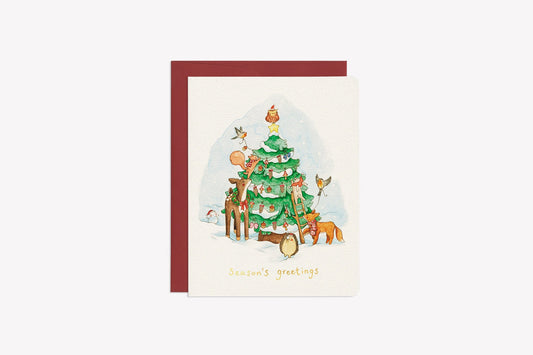 GOTAMAGO Greeting Card - Season's Greetings (Forest Friends)