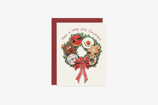 GOTAMAGO Greeting Card - Holey Jolly Christmas