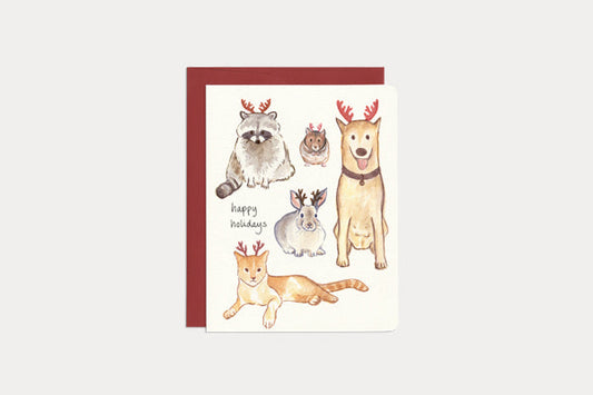 GOTAMAGO Greeting Card - Holiday Antlers