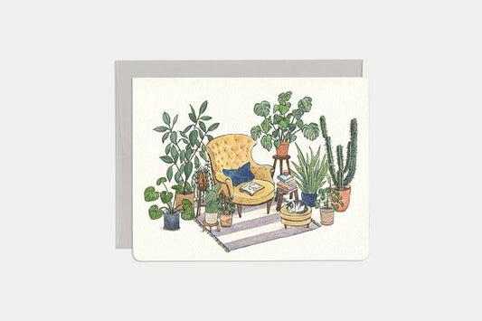GOTAMAGO Greeting Card - Reading Nook